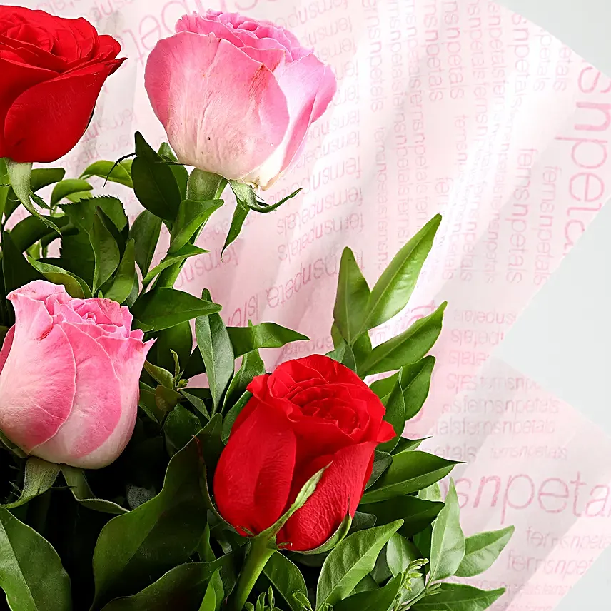 Joyful Times Roses Bouquet Ferrero Rocher Box