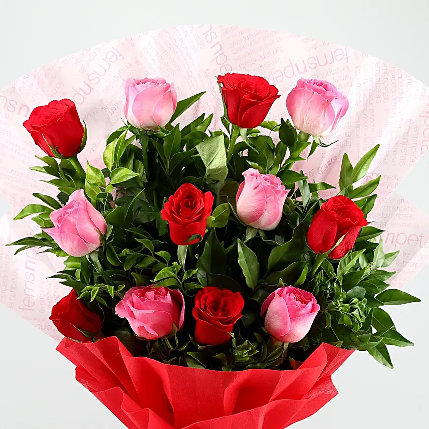 Joyful Times Roses Bouquet Greeting Card