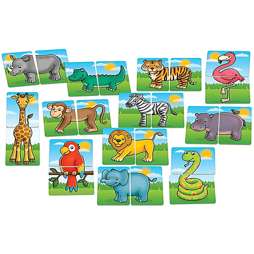 Jungle Memory Card Kids Game