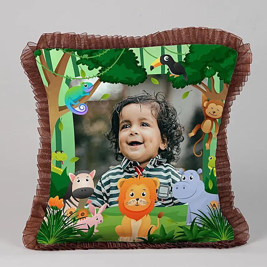 Jungle Safari Personalised Pillow