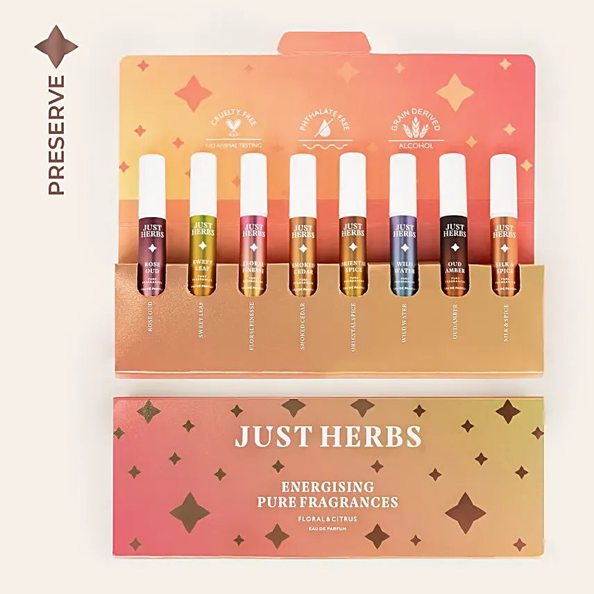Just Herbs Energising Fragrances Gift Box