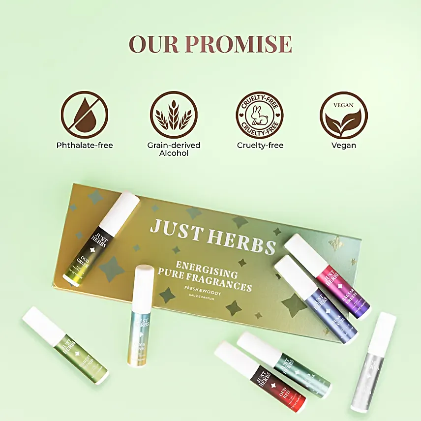 Just Herbs Energising Fragrances Gift Set