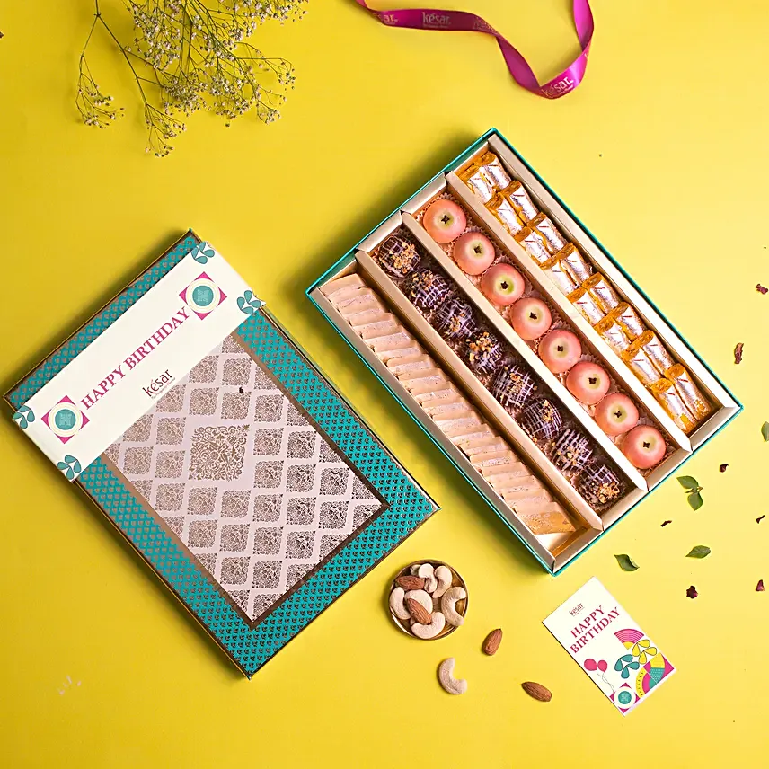 Kaju Infused Birthday Sweet Box
