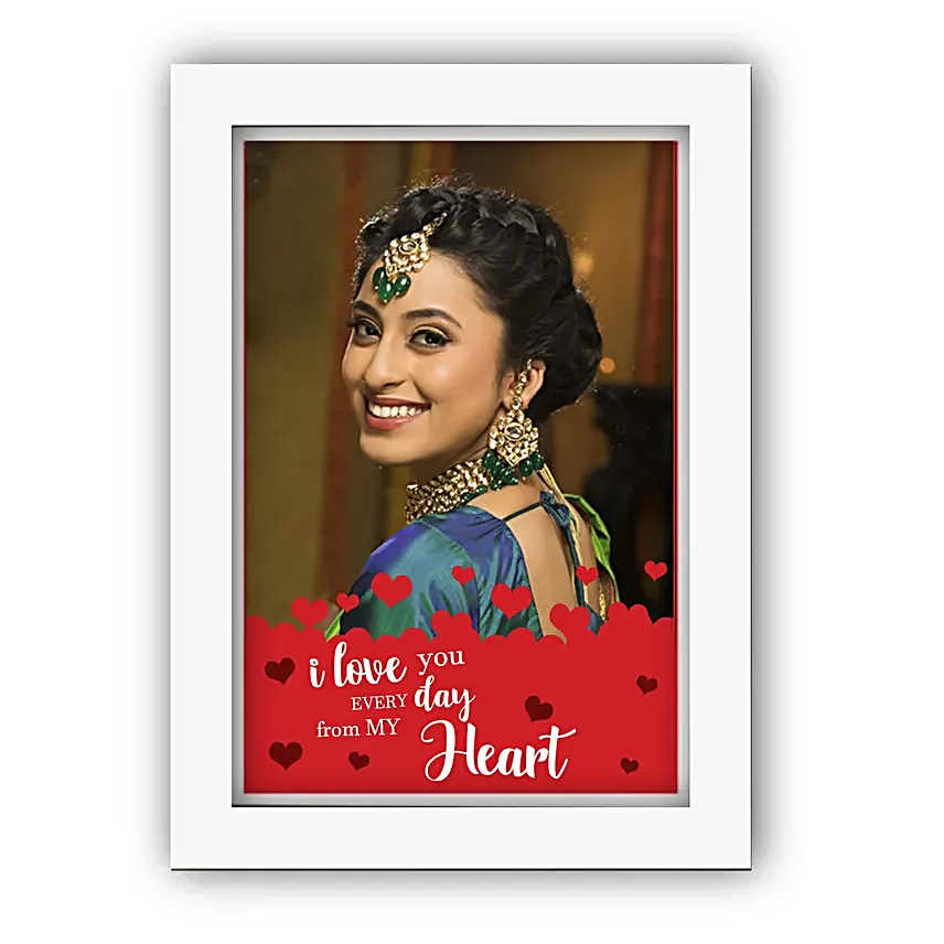 Karva Chauth Keepsake Personalised Photo Frame
