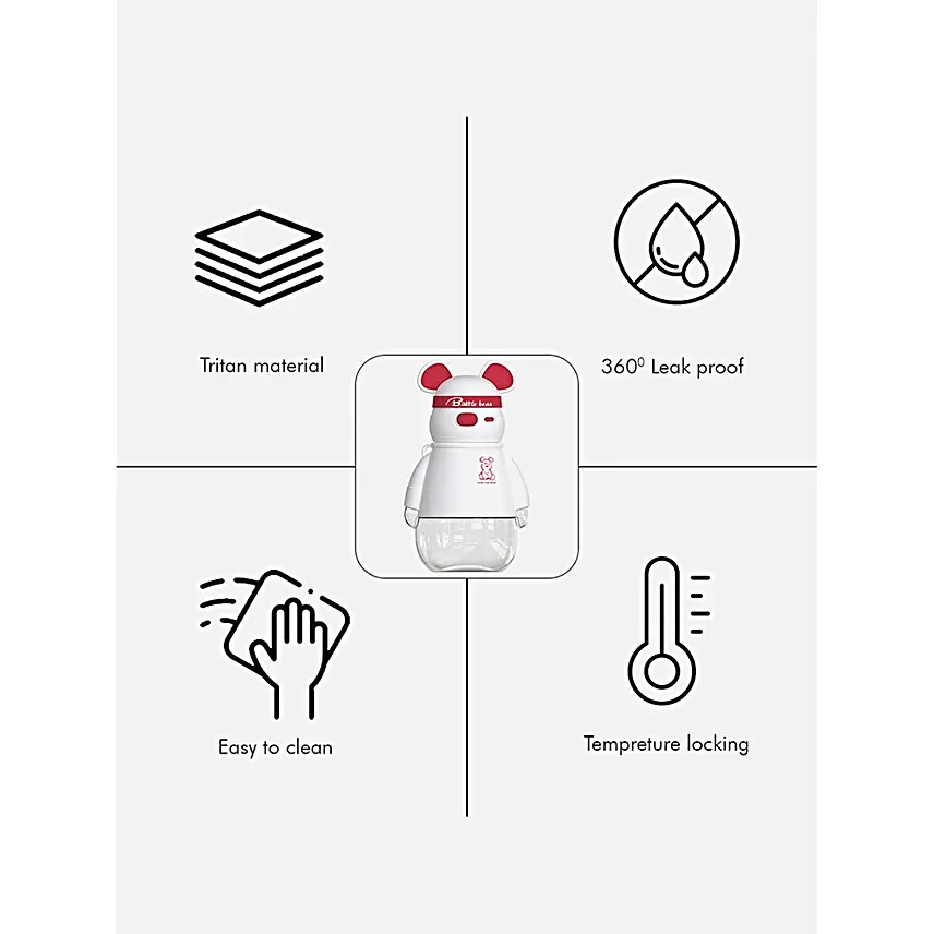 Kelly Bear Bottle Red