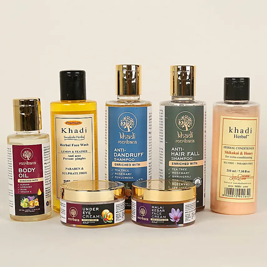 Khadi Herbal Hair Care With Kesar Face & Eye Cream