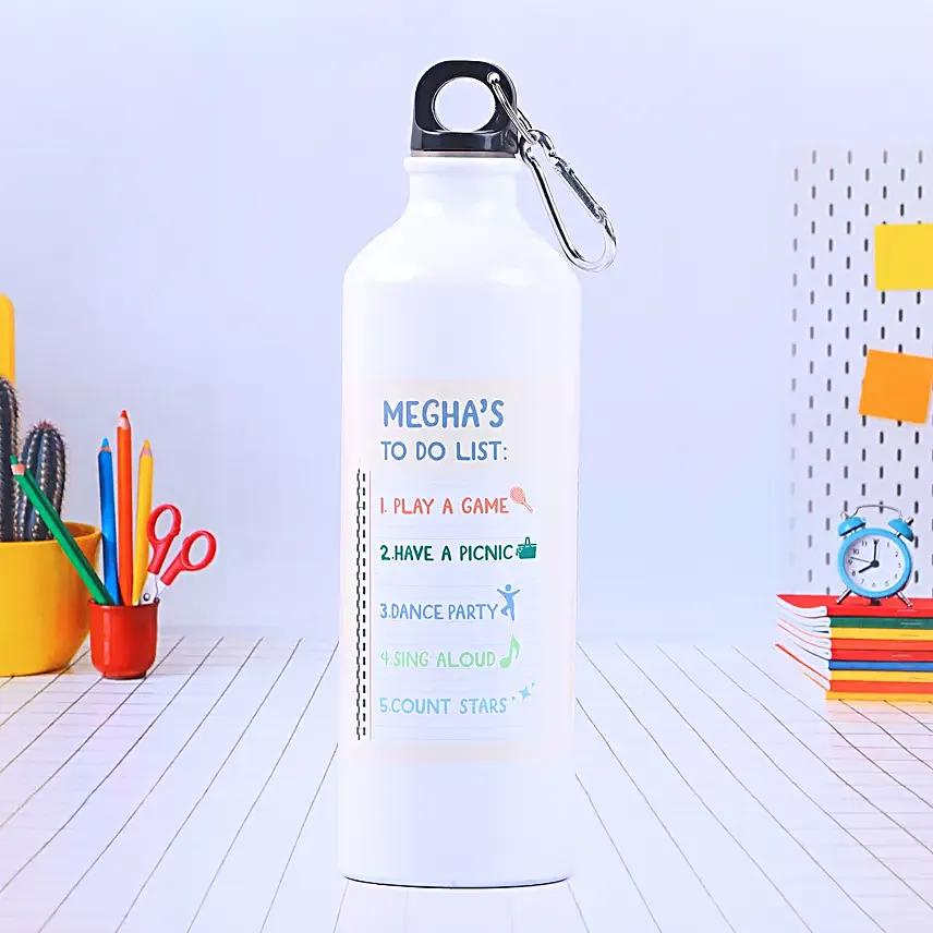 Kids Personalised To Do Sipper