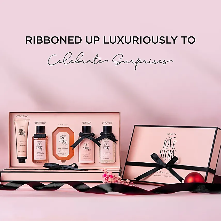 Kimirica Love Story Experience Luxury Bath N Body Care Gift Box