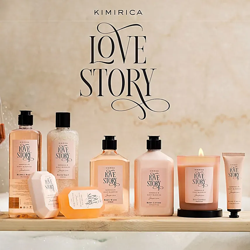 Kimirica Love Story Experience Luxury Bath N Body Care Gift Box