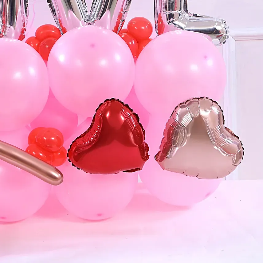 Kiss of Love Balloon Arrangement