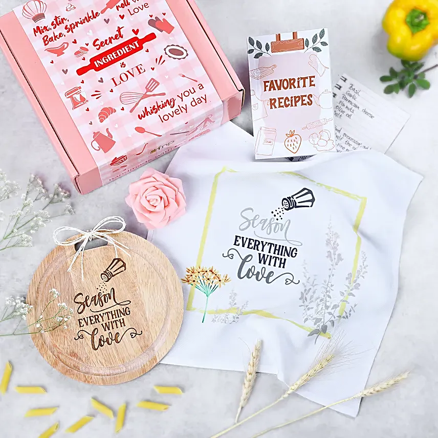 Kitchen Cook Book Gift Set