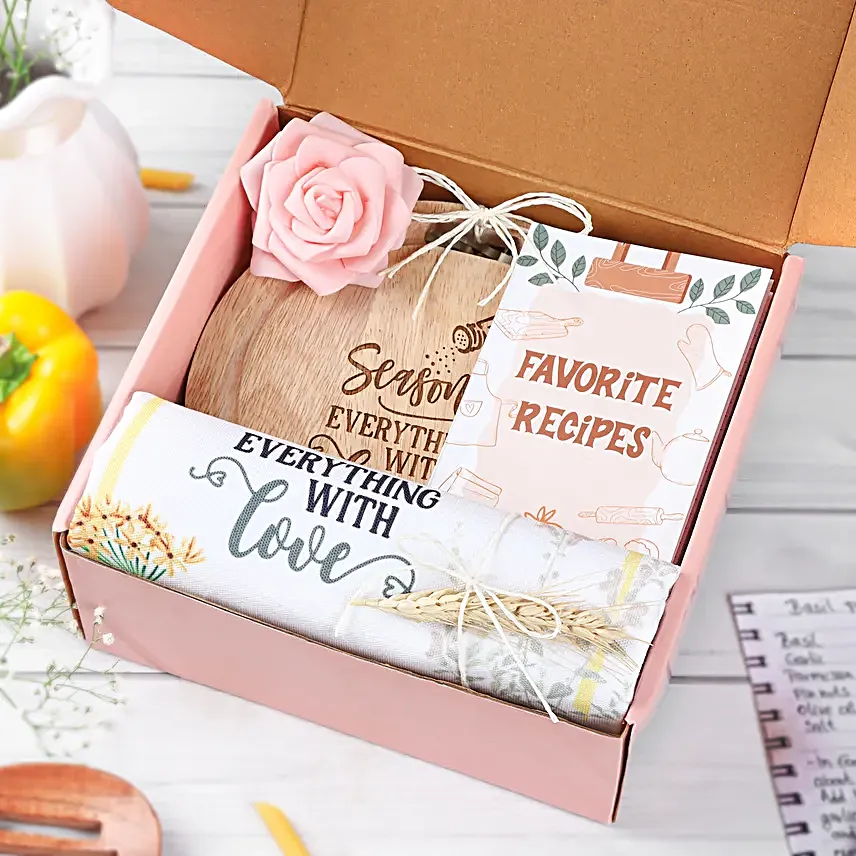 Kitchen Cook Book Gift Set