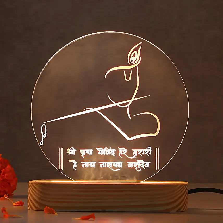 Krishna Flute Charm LED Lamp