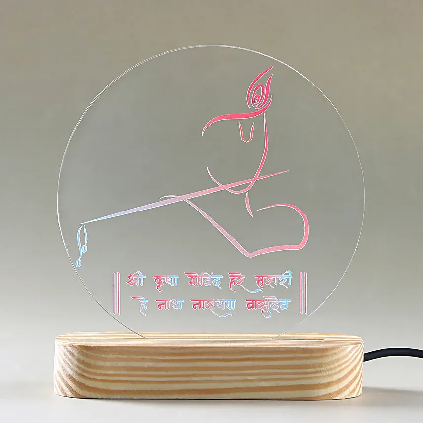 Krishna Flute Charm LED Lamp