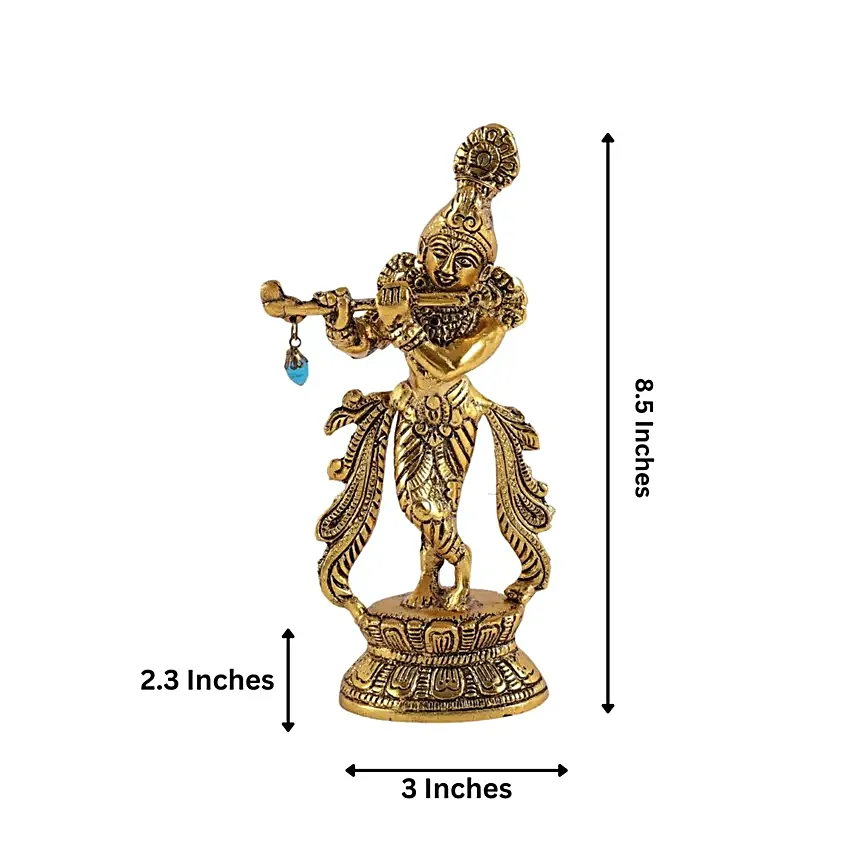 Krishna Idol N Rakhi Set