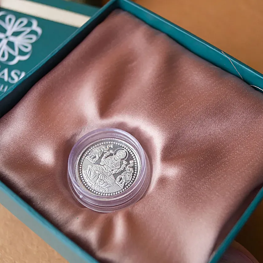 Lakshmi 999 Purity Silver Coin