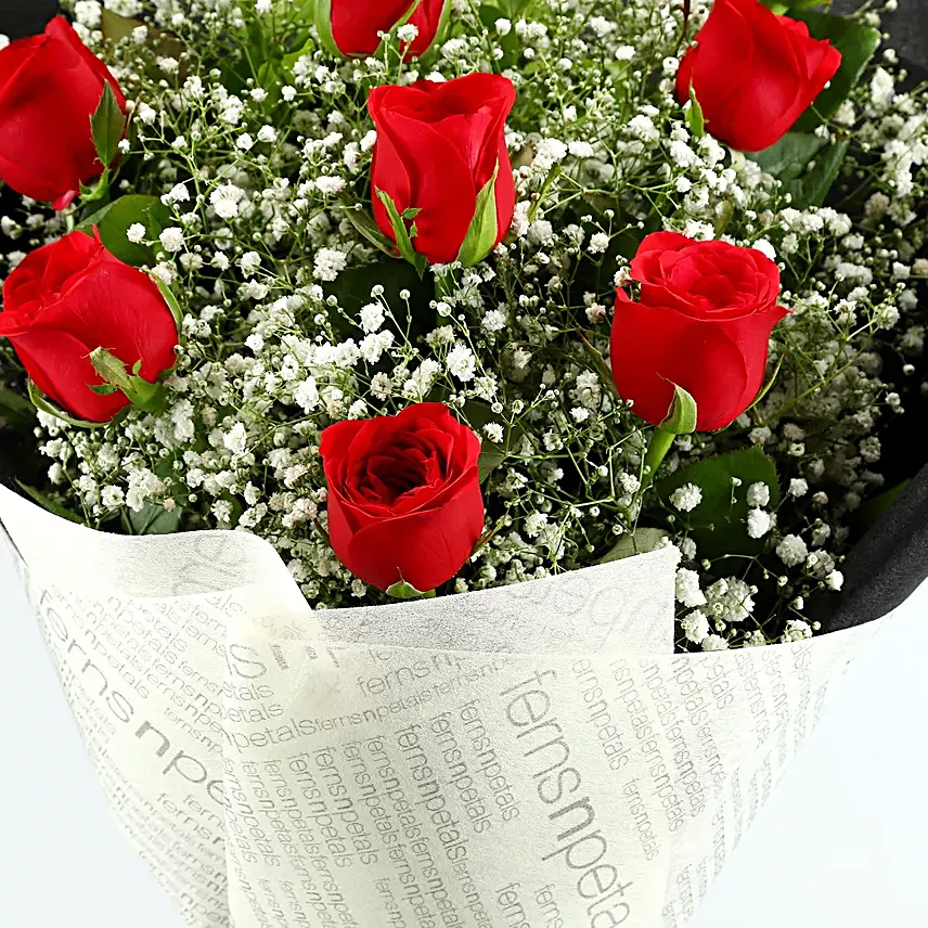 Lap Of Luxury Roses Bouquet Ferrero Rocher Box