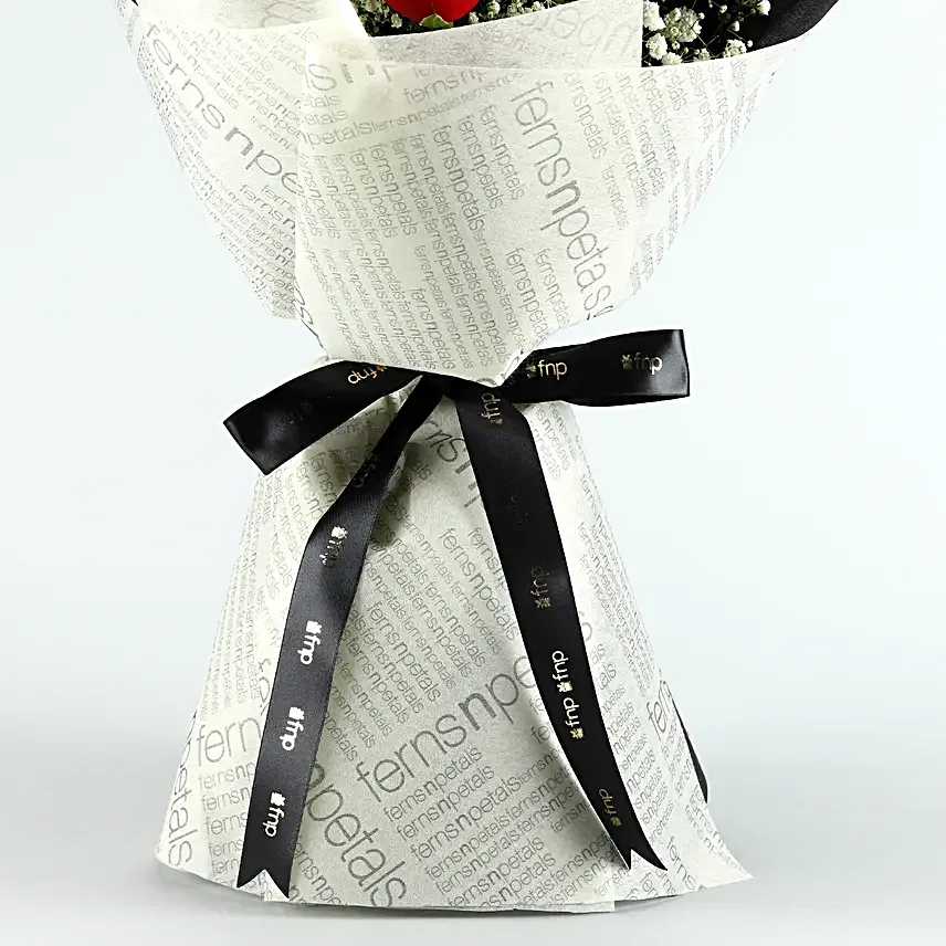 Lap Of Luxury Roses Bouquet Ferrero Rocher Box