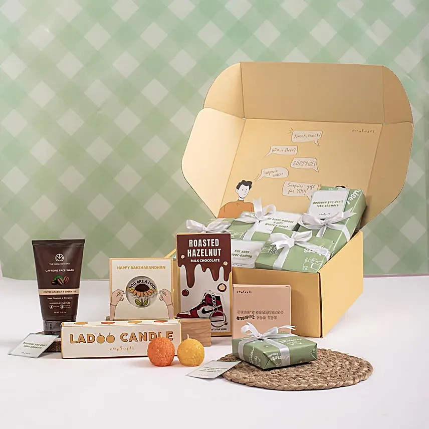 Laugh N Love Rakhi Gift Set