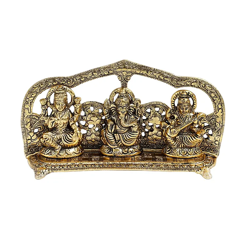Laxmi Ganesh Saraswati Divine Trio