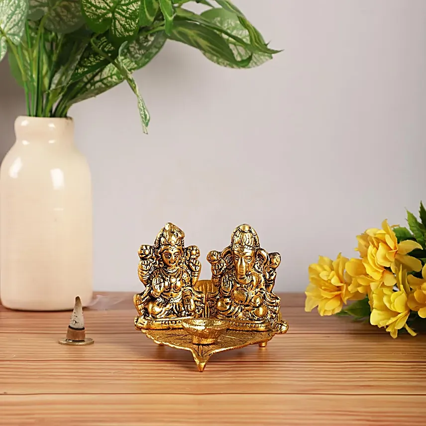 Laxmi Ganesha Diya of Prosperity