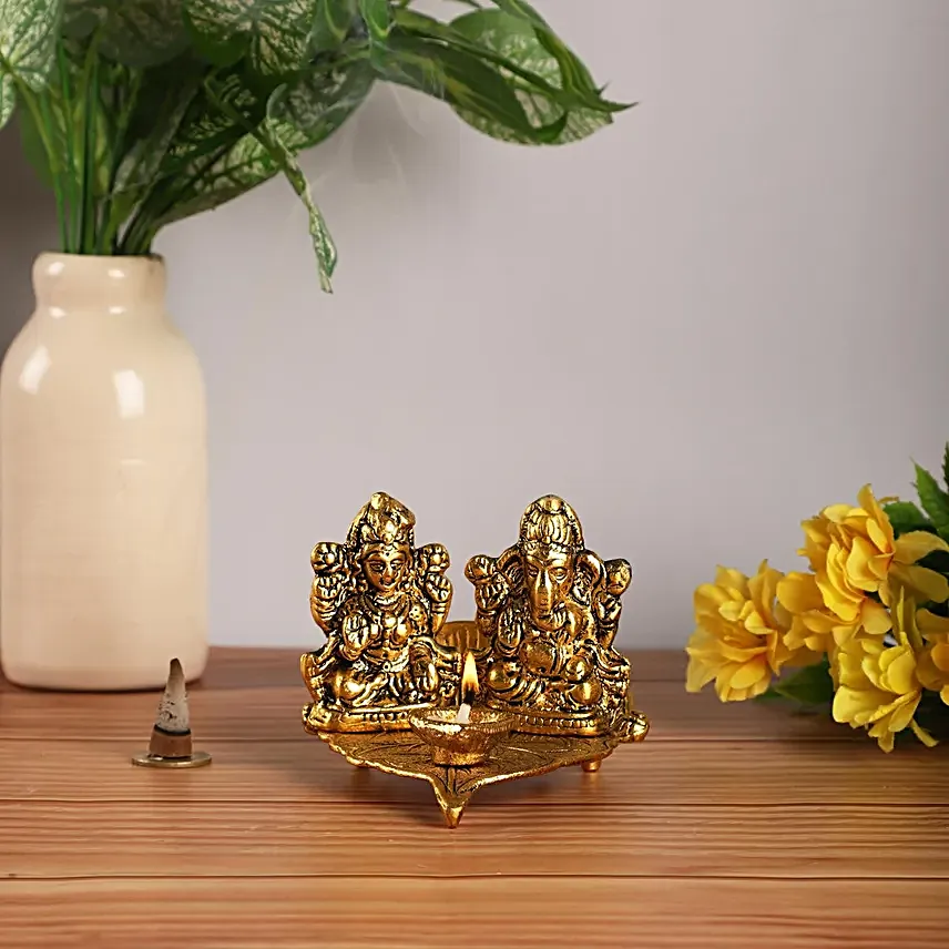 Laxmi Ganesha Diya of Prosperity