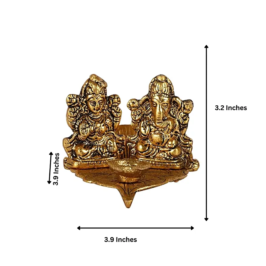 Laxmi Ganesha Diya of Prosperity