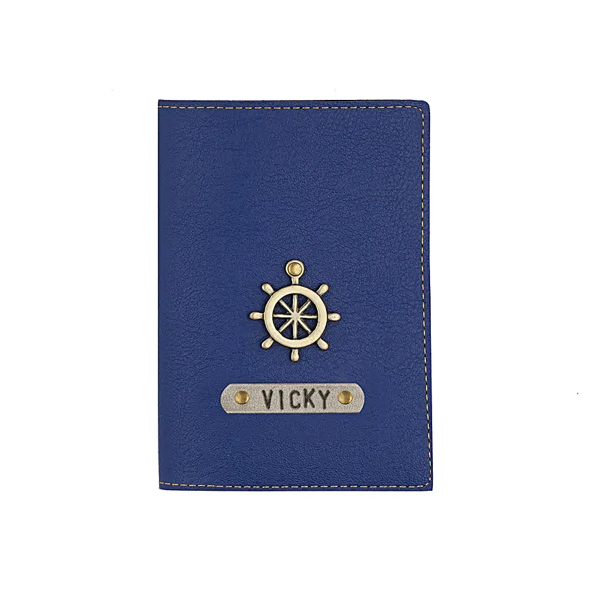 Navy Blue Passport Cover