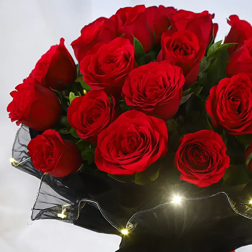 LED Elegance Rose Embrace