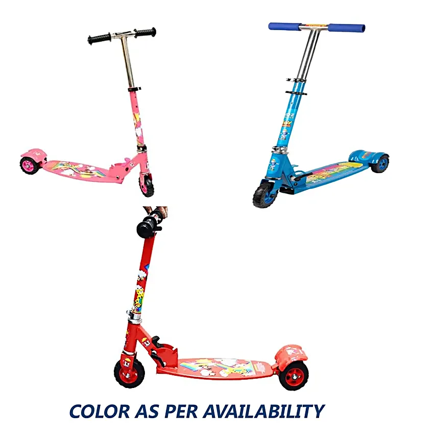 LED Light Up Wheels Kids Scooter