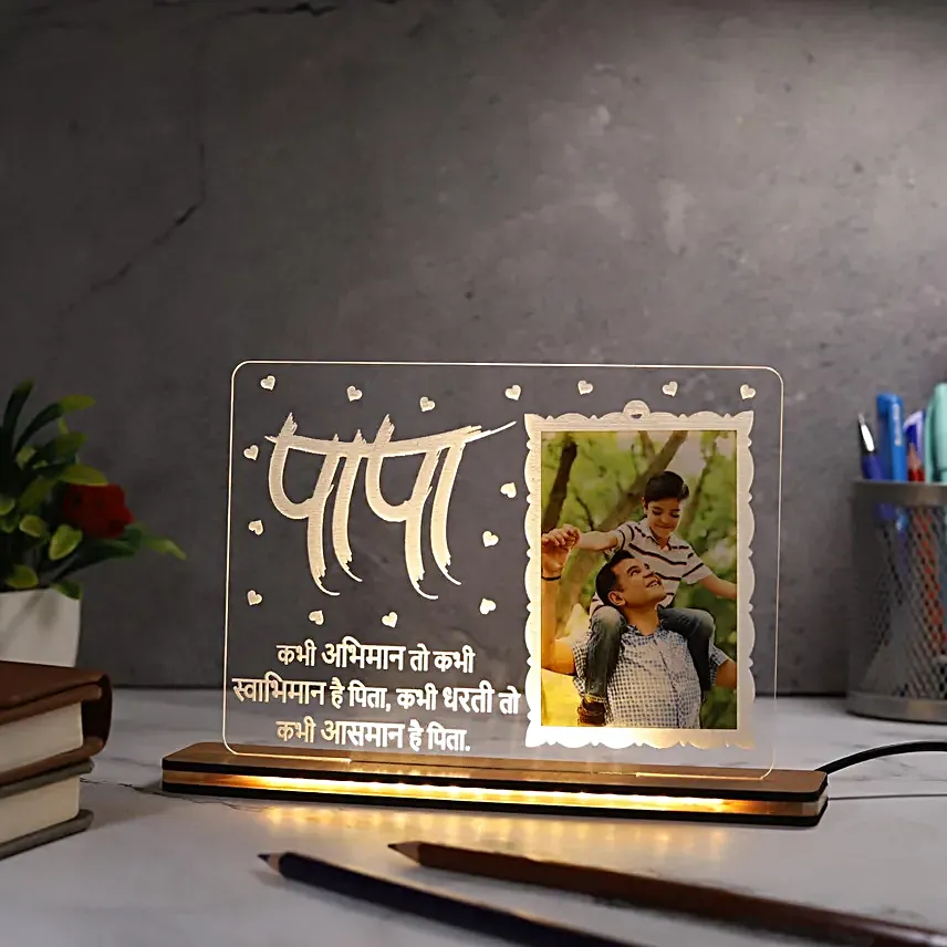 LED Tabletop Surprise For Dad