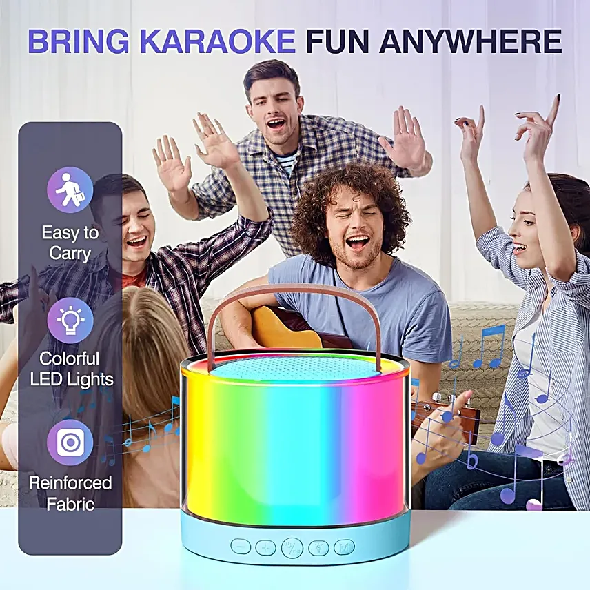 LED Wireless Bluetooth Party Handy Speaker Lamp