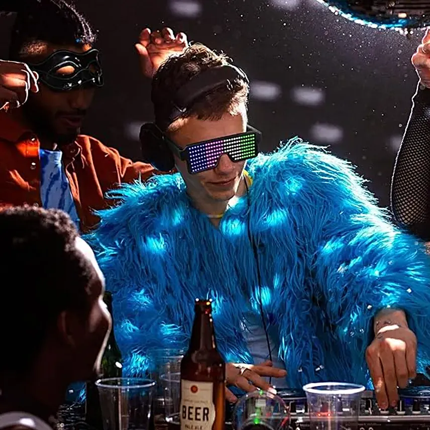 LED Wireless Digital Party Glasses