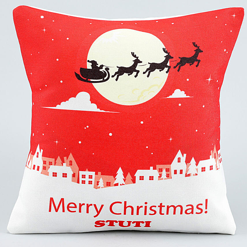 Legend Of Christmas Personalised Cushion Hand Delivery