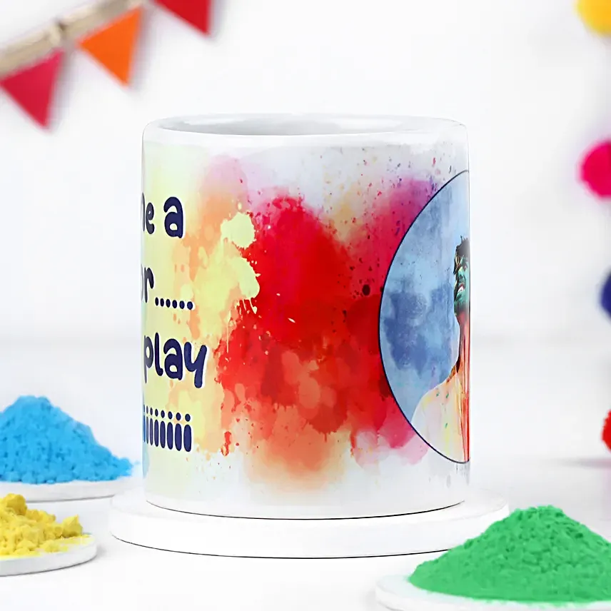 Lets Play Holi Celebration Mug