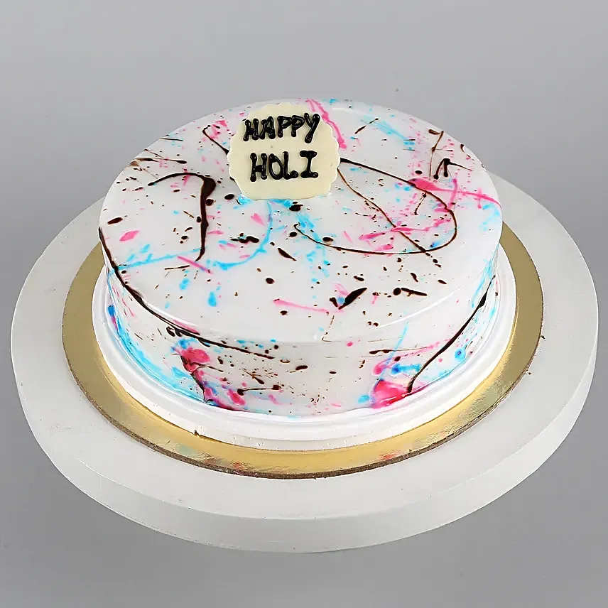 Let's Play Holi Pineapple Cake- Half Kg