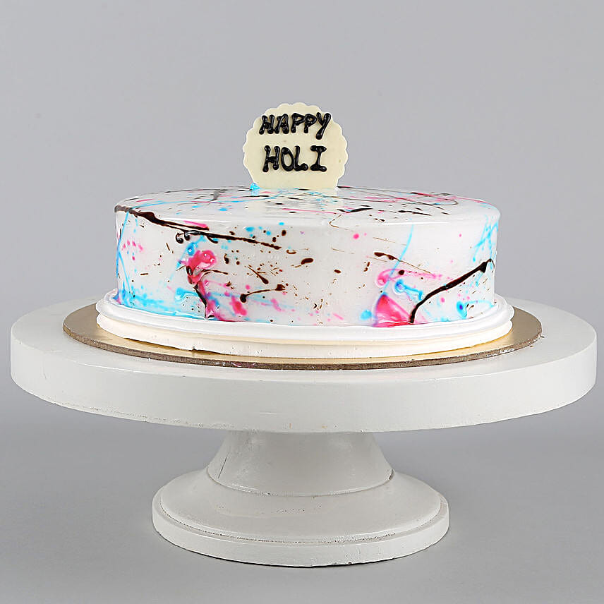 Let's Play Holi Pineapple Cake- Half Kg