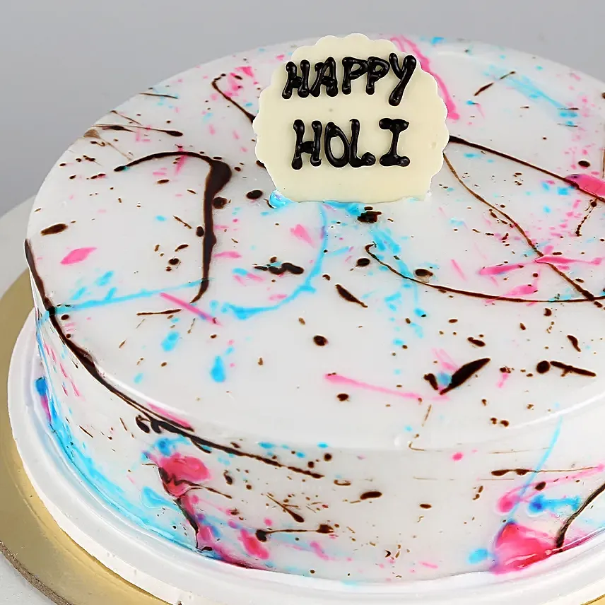 Let's Play Holi Pineapple Cake- Half Kg