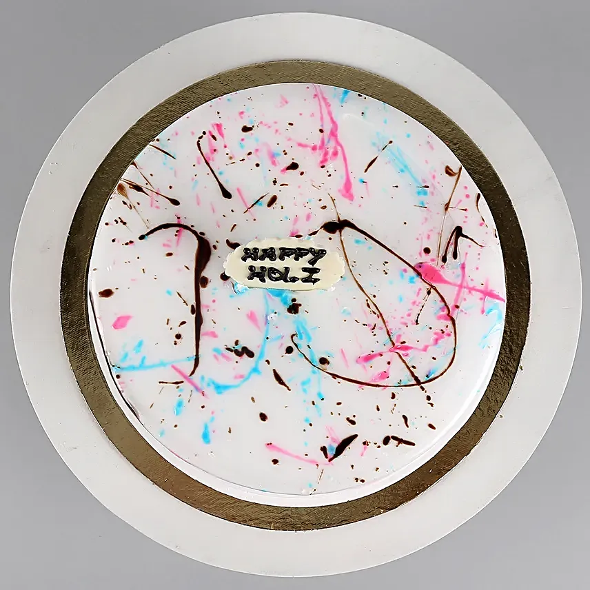 Let's Play Holi Pineapple Cake- Half Kg