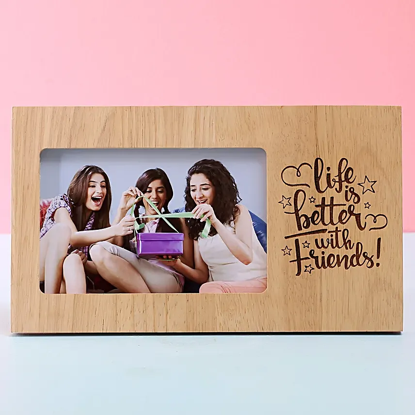 customised wooden frame for her