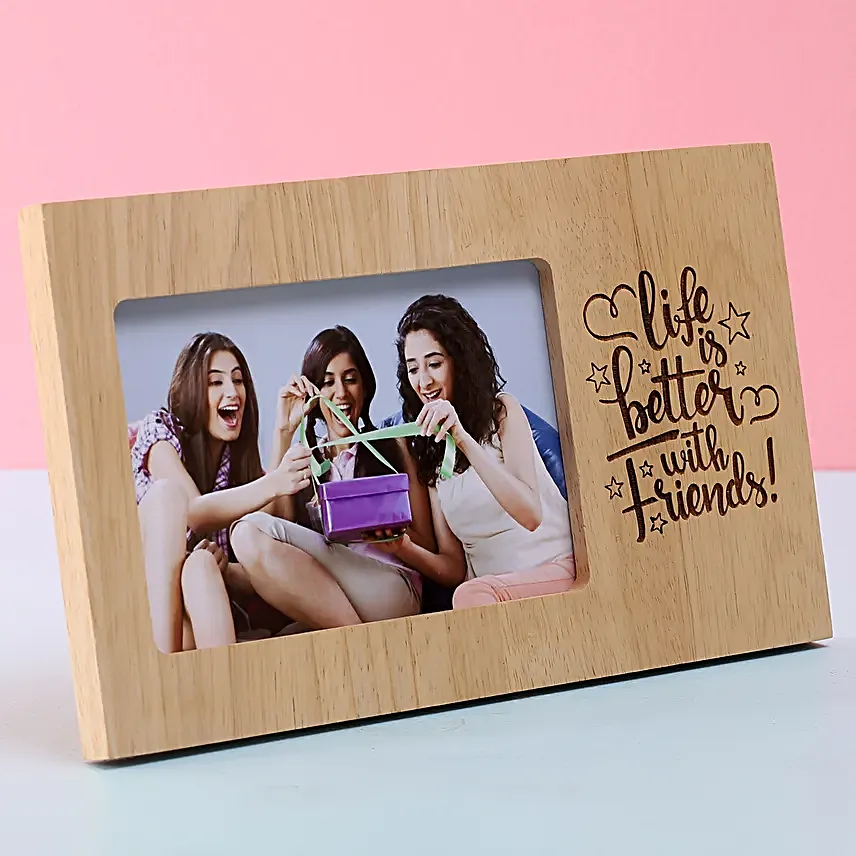 customised wooden frame for her