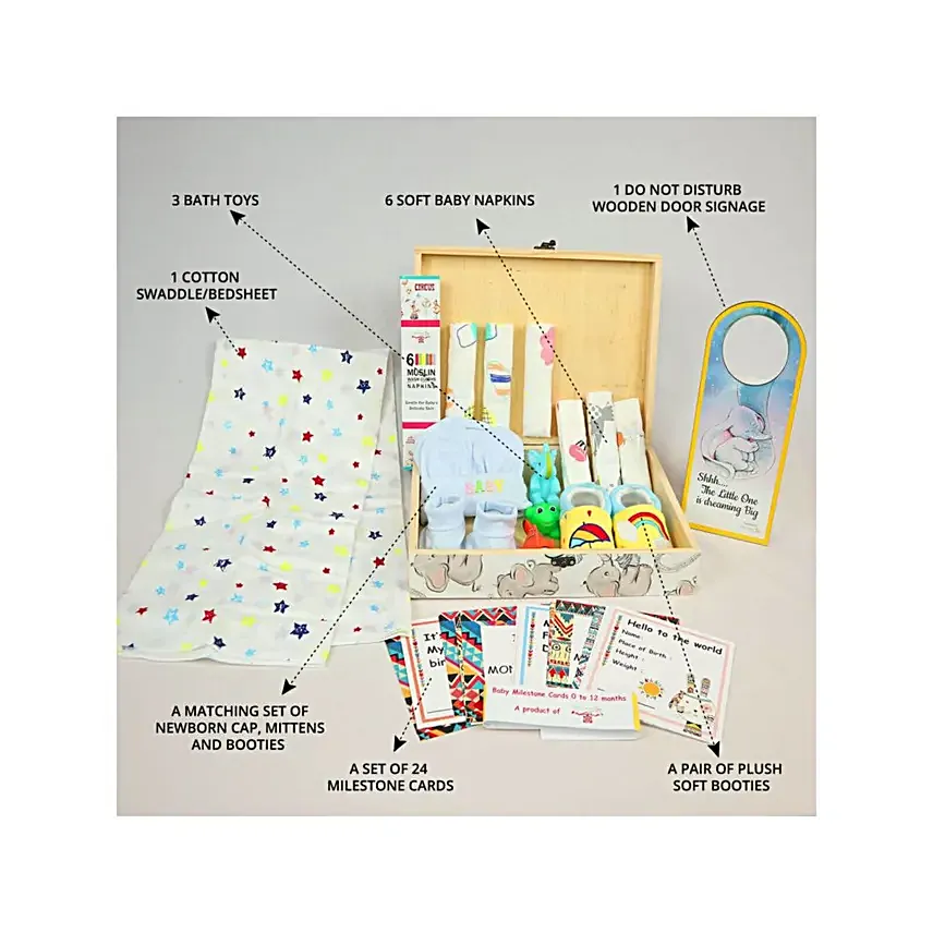 Little Princess Essentials Blue Gift Hamper Set