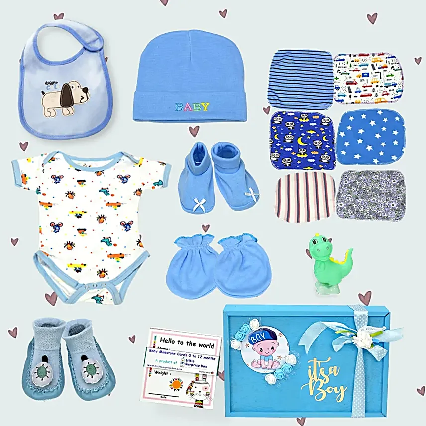 Little Surprise Box For Newborn Blue