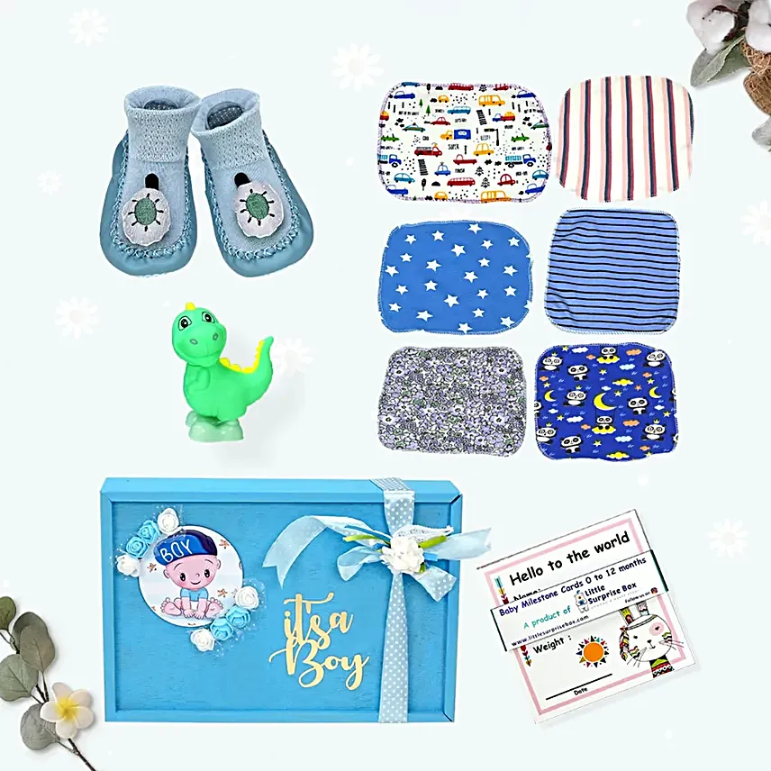 Little Surprise Box For Newborn Blue