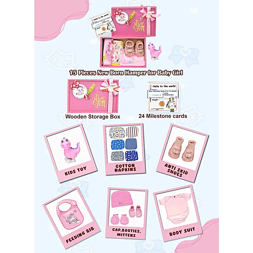Little Surprise Box For Newborn Blush Pink