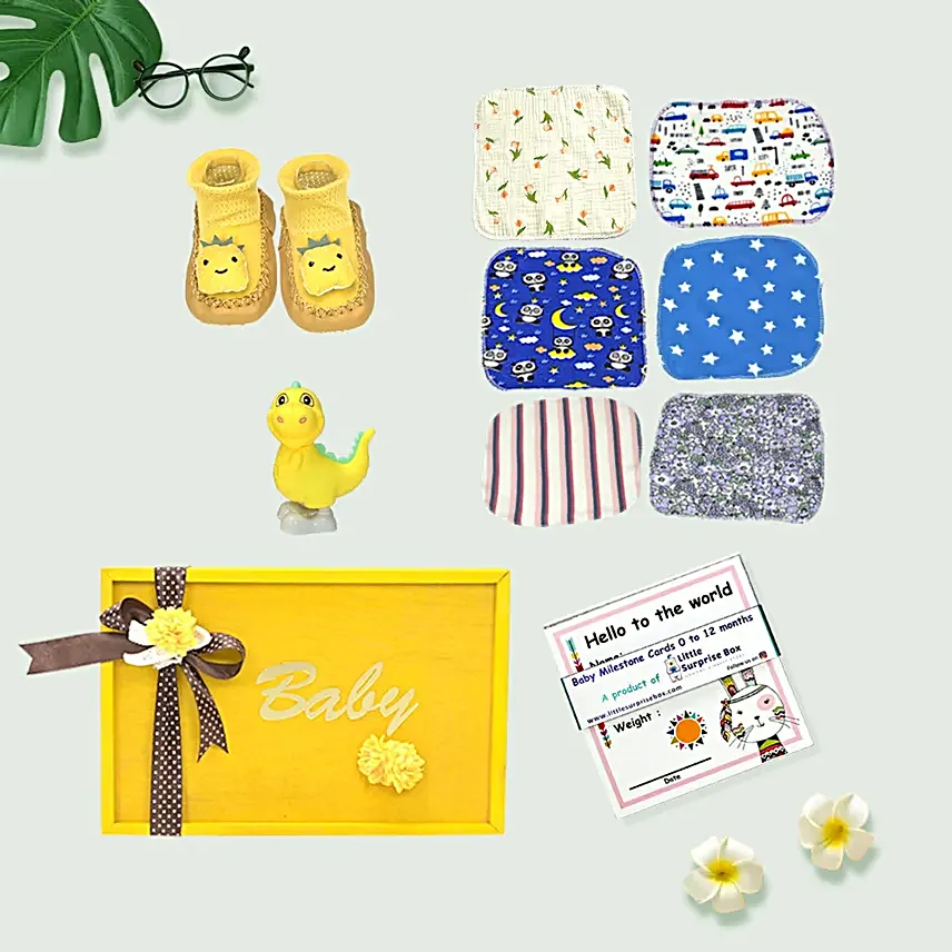 Little Surprise Box For Newborn Yellow Sunshine
