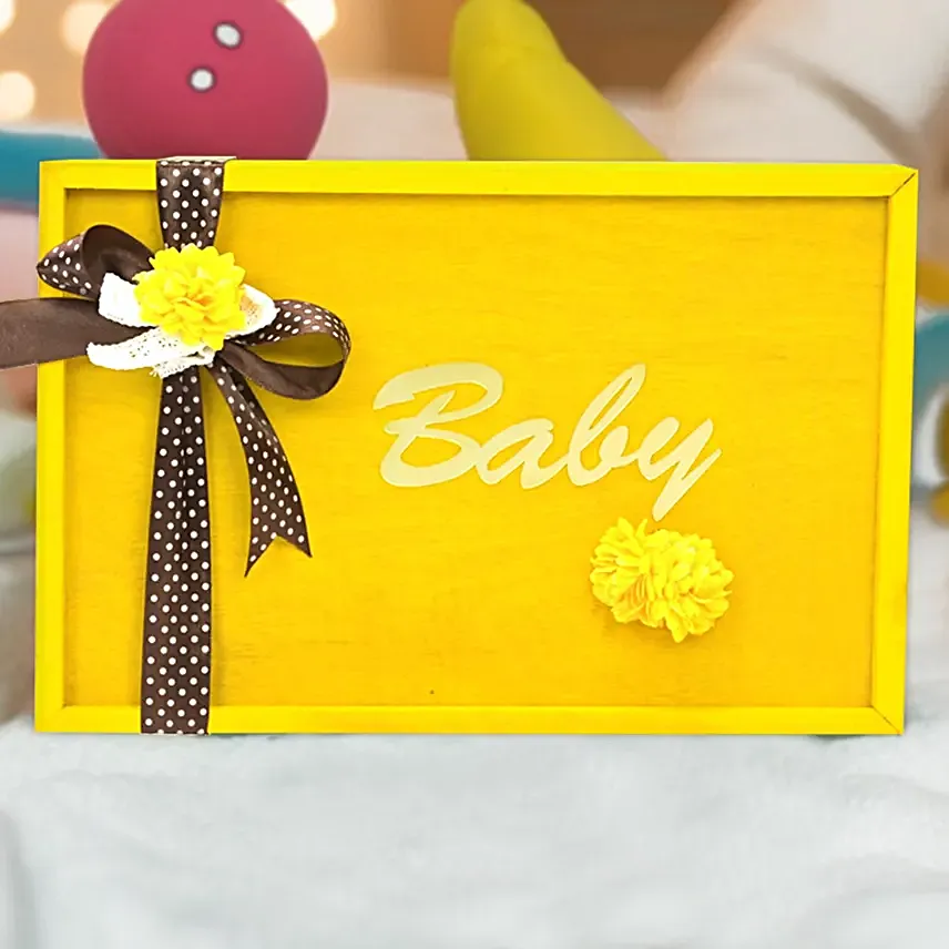 Little Surprise Box For Newborn Yellow Sunshine