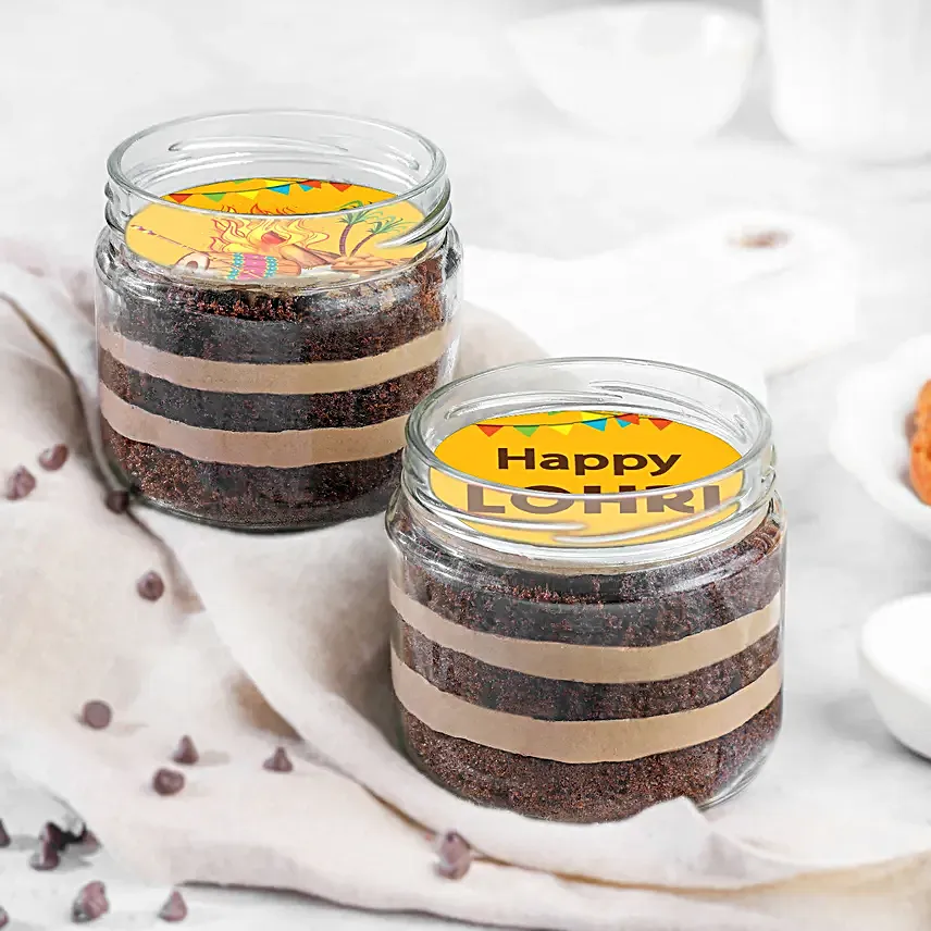 Lohri Special Jar Cake Set of 2