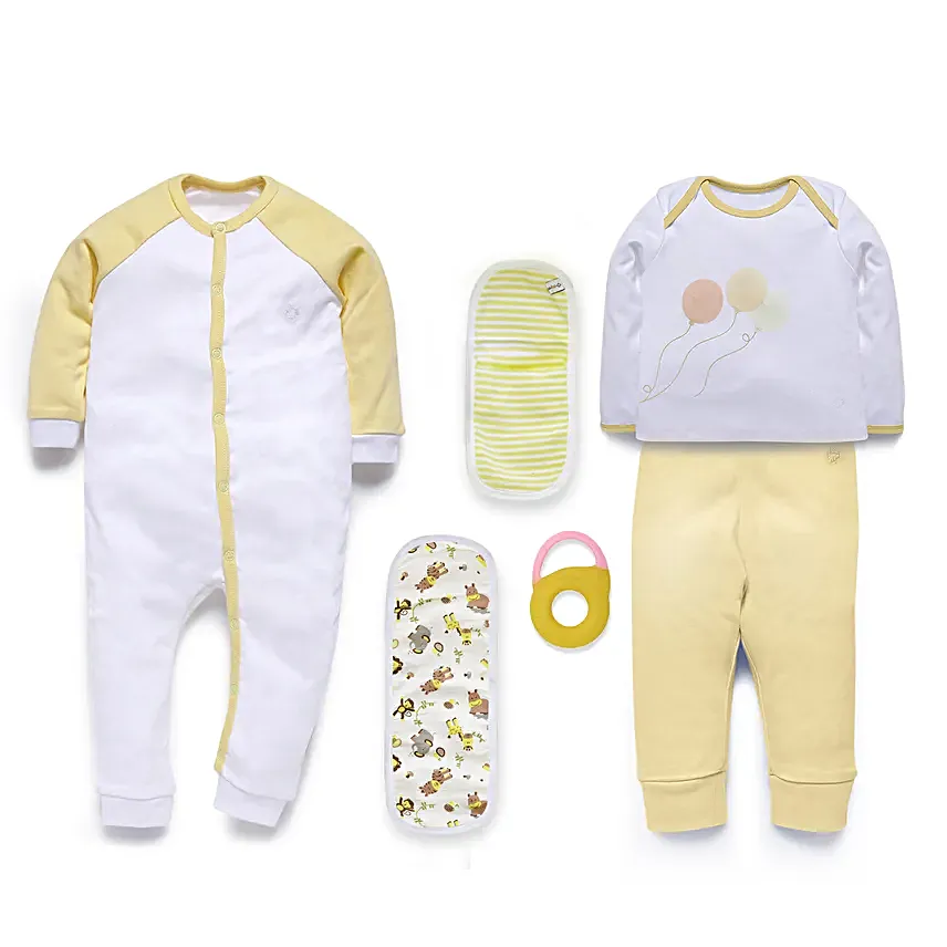 Love Bundle Baby Essentials Gift Set Yellow