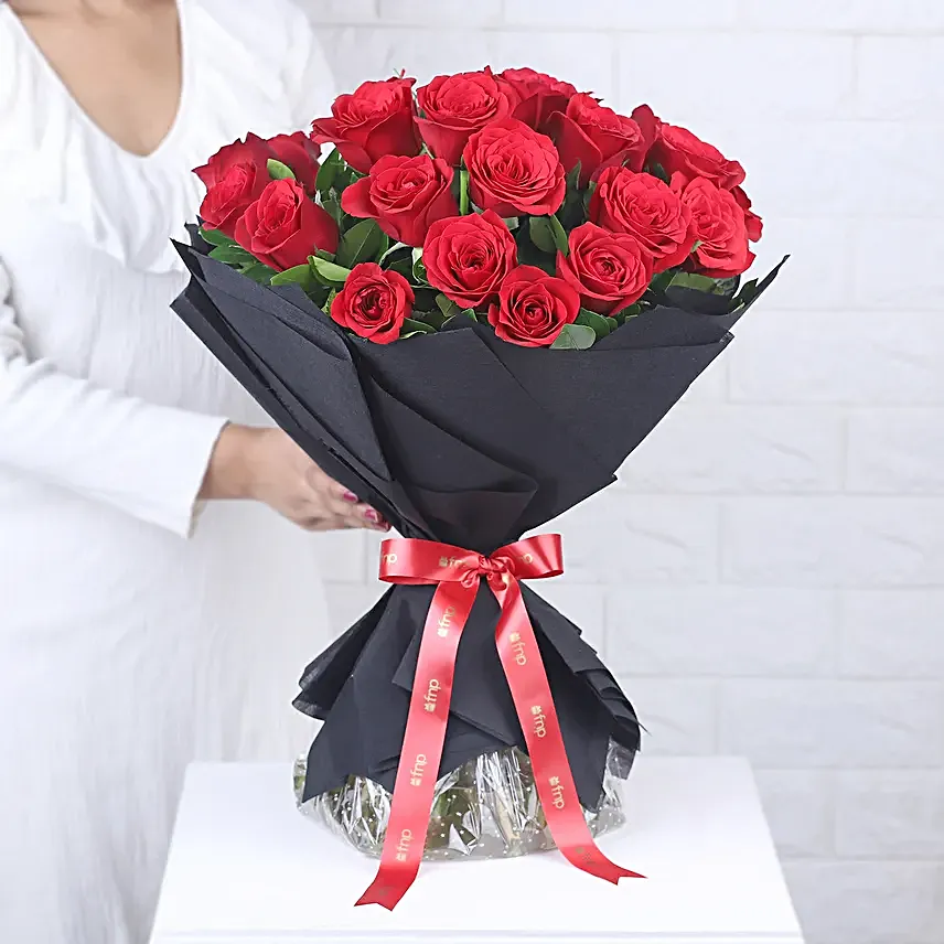 Love Forever Red Rose Bouquet